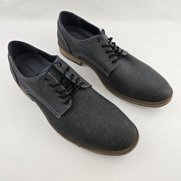 Giorgio Brutini Oxford Dress Shoes Kyle Mens 12 M Gray Blue - Picture 1 of 12